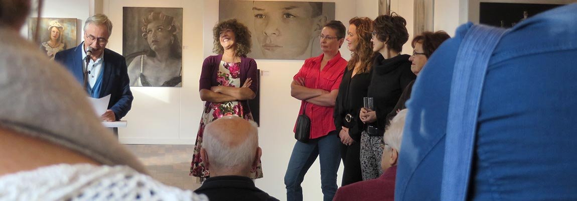 Opening ecpositie realisten Kunstation Uden