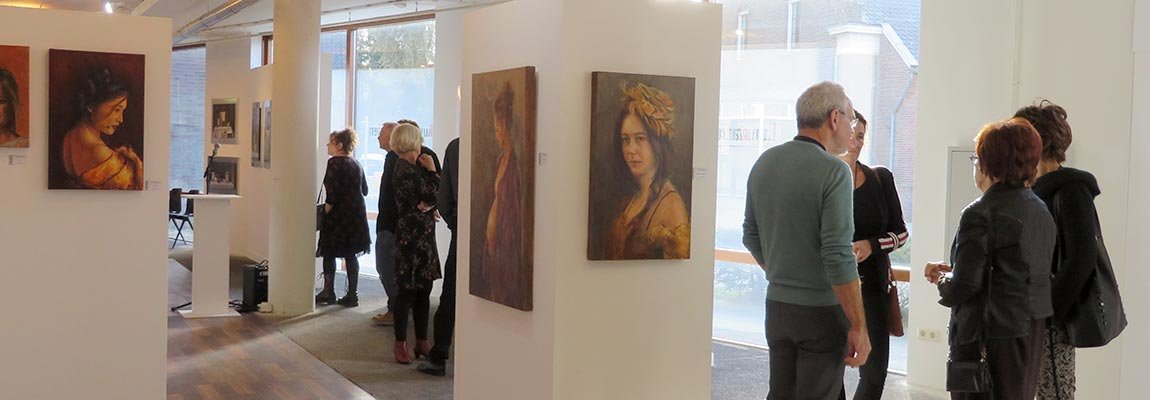 Opening ecpositie realisten Kunstation Uden