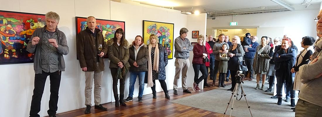Opening expo maart 2018 kunstation uden