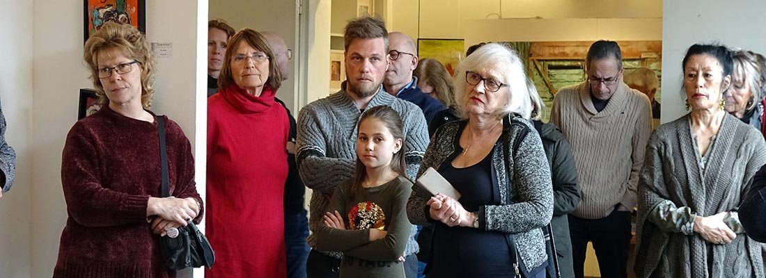 Opening expo maart 2018 kunstation uden