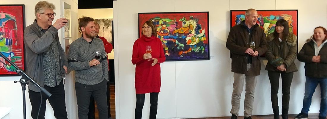 Opening expo maart 2018 kunstation uden