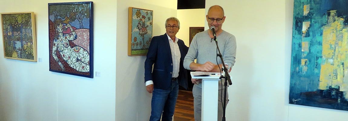 Opening expo juni 2016 kunstation uden