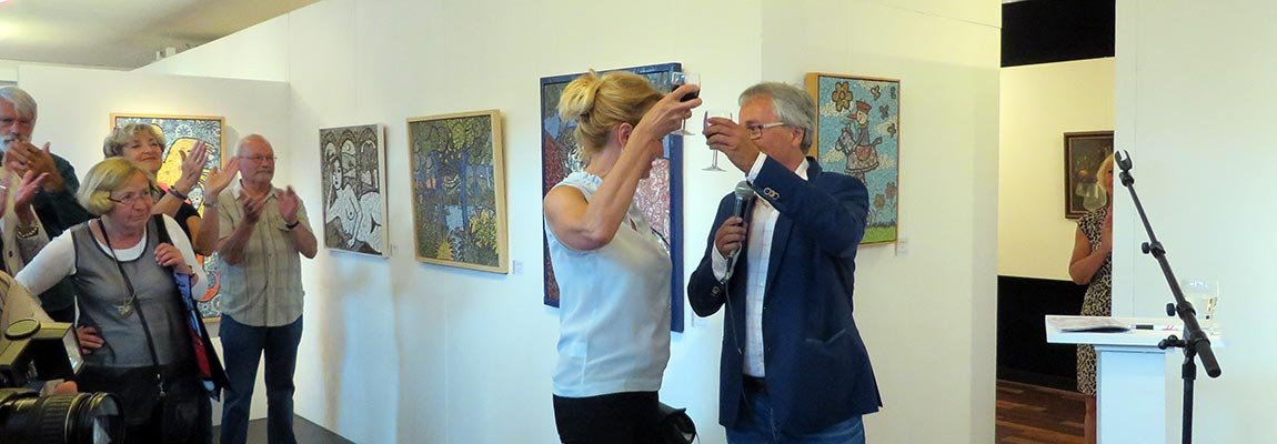 Opening expo juni 2016 kunstation uden