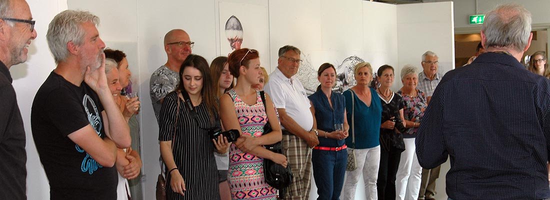 Opening expo juni 2017 kunstation uden