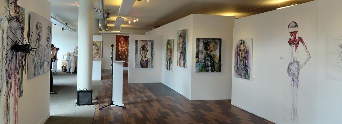 Opening expo juni 2017 kunstation uden