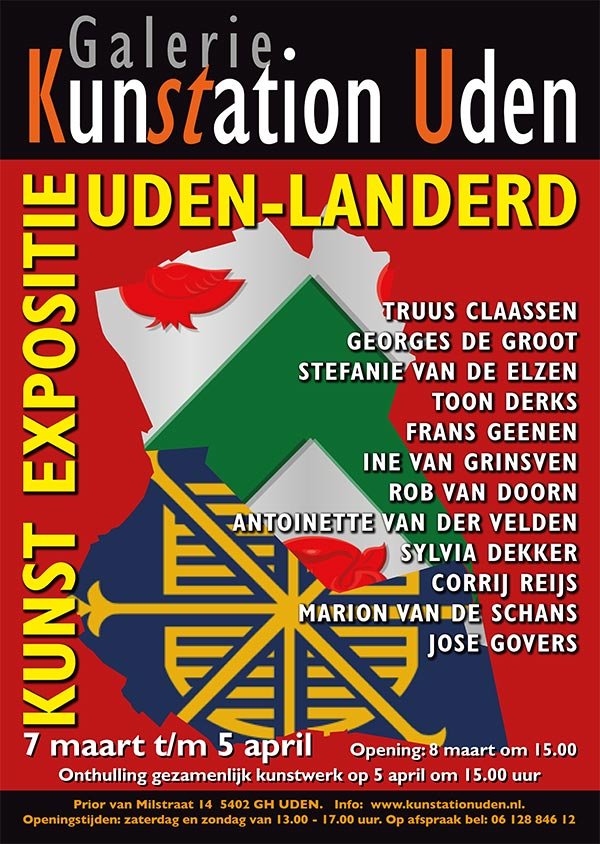 Poster Kunstation Uden
