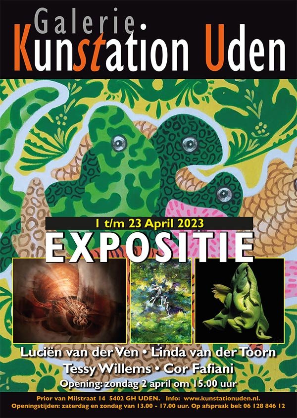 Poster02 april2023 Galerie Kunstation Uden