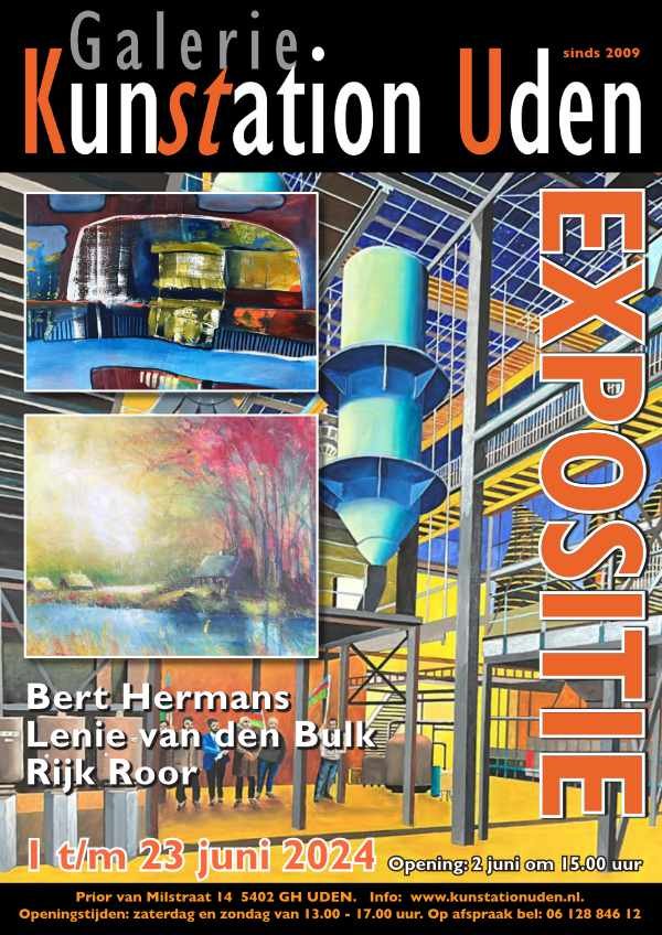 Poster06 expo Juni 2024 kunstation Uden featured