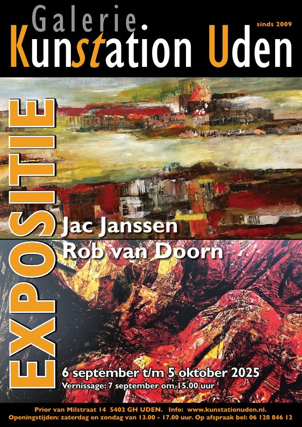 Poster 06 september 2025 Kunstation Uden featured
