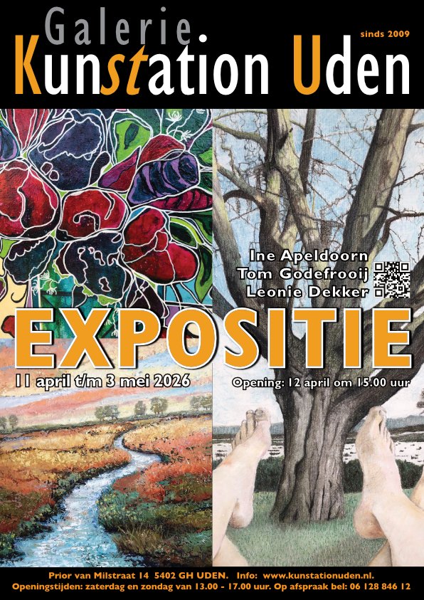 Poster 04 april 2026 Kunstation Uden